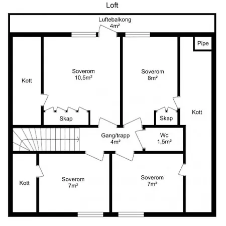 Holiday home Bolig I Sentrum Med 4 Soverom *